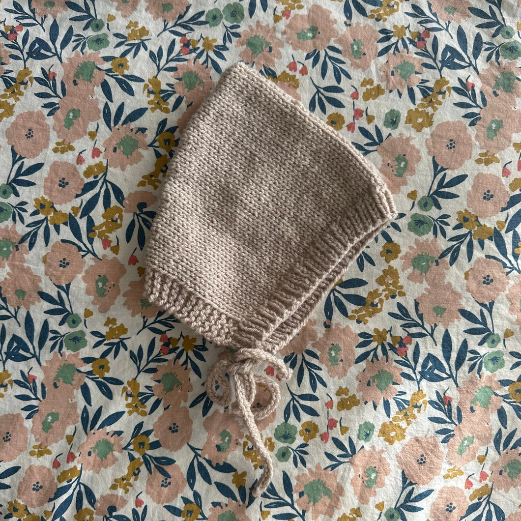 Hand Knit Pixie Bonnet